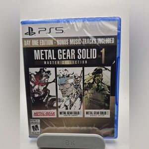 Sony PS5 Metal Gear Solid Vol. 1 - Blue Case Brand New Factory Sealed